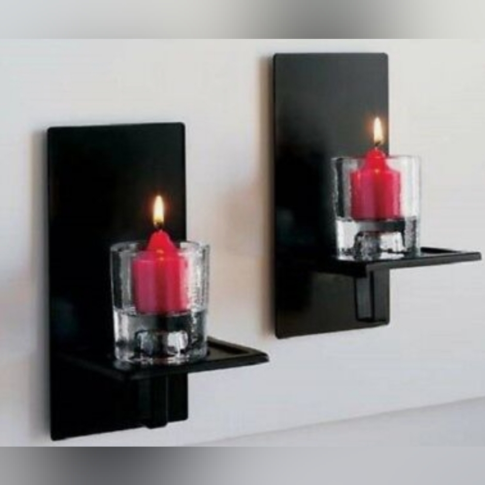 PartyLite Pair of Essentials Sconces P9153